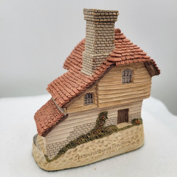 Vintage David Winter Cottages British Traditions March THE BOAT HOUSE w Box COA - Picture 6 of 11